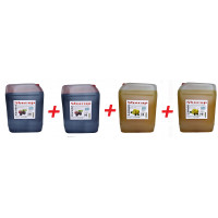 SHURUP KONSANTRE MEYVE AROMALI İÇECEK 4'LÜ KARADUT + KARADUT + LİMON + LİMON  5,7 KG 1+9