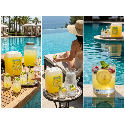 çardak konsantre meyve aromalı içecek 1+5 limonata 5 lt 3 adet