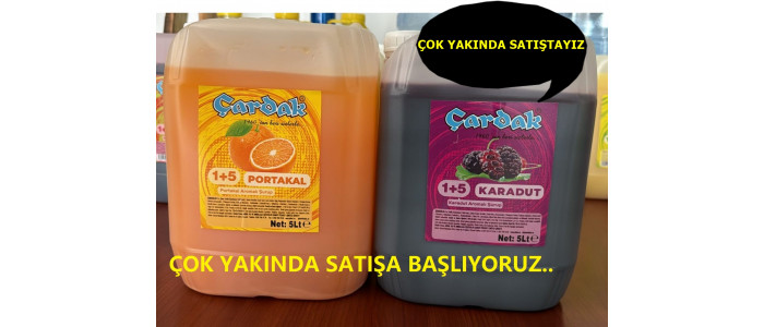 ÇARDAK ÜRÜNLERİ ÇOK YAKINDA SATIŞTA
