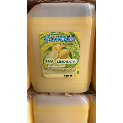 çardak konsantre meyve aromalı içecek 1+9 limonata 5 lt