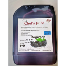 Chef's Juice Konsantre Meyve Aromalı İçecek 1+9 BÖĞÜRTLEN 5 lt