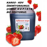 Shurup Konsantre Meyve Aromalı İçecek  5 lt   Çilek   1+9