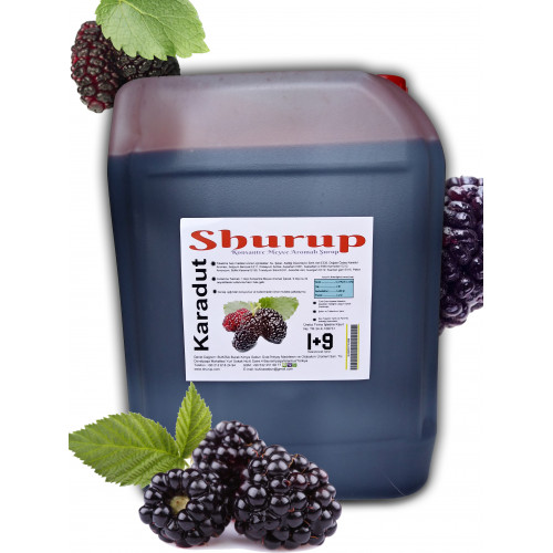 Shurup Konsantre Meyve Aromalı İçecek 3 KG Karadut 1+9