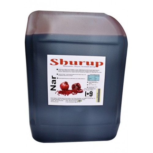 Shurup Konsantre Meyve Aromalı İçecek 5 LT Nar 1+9