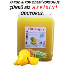 Shurup Konsantre Meyve Aromalı İçecek    5  LT Ananas    1+9