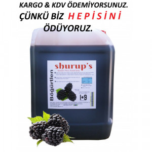 Shurup  Konsantre Meyve Aromalı İçecek  5 lt Böğürtlen   1+9