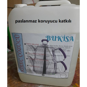 bukisa kireç çözücü paslanmaz koruyucu katkılı  10 lt