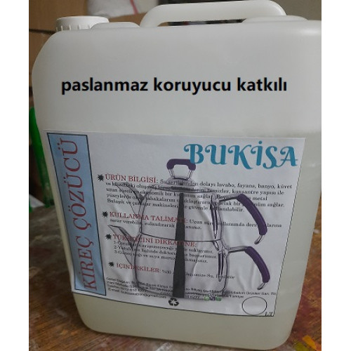 bukisa kireç çözücü paslanmaz koruyucu katkılı 20 lt